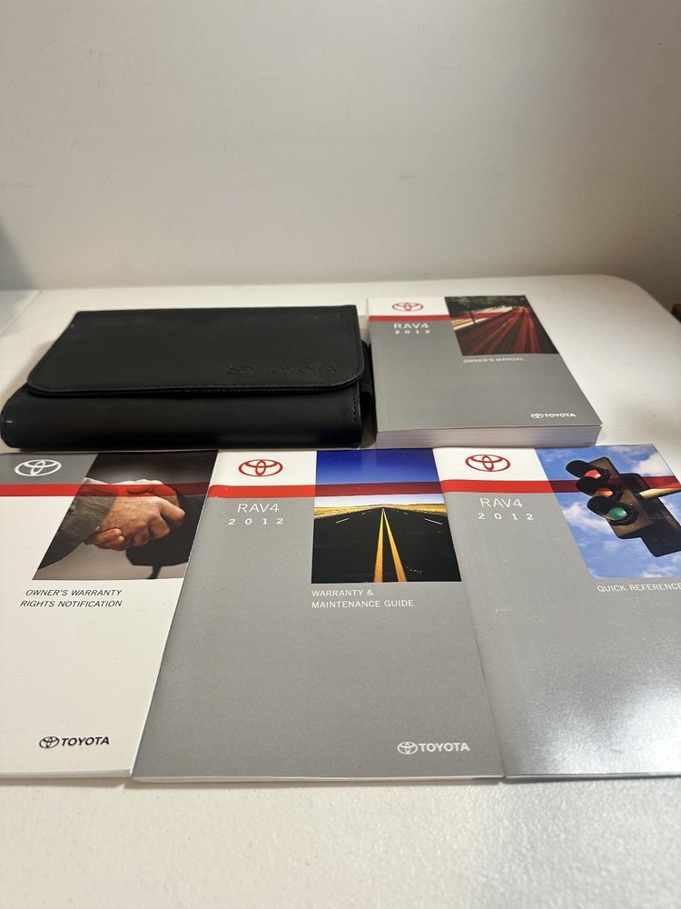 2012 Toyota RAV4 Owner's Manual Set