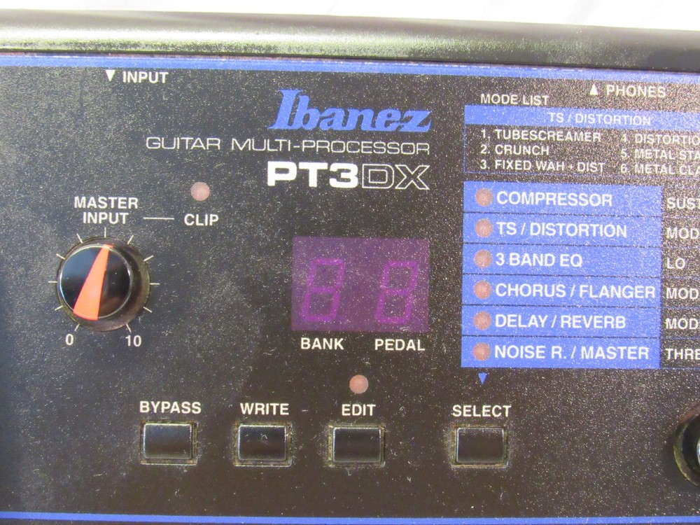 Ibanez PT3DX Guitar Multi-Processor Pedal SSL-P3D-0101A