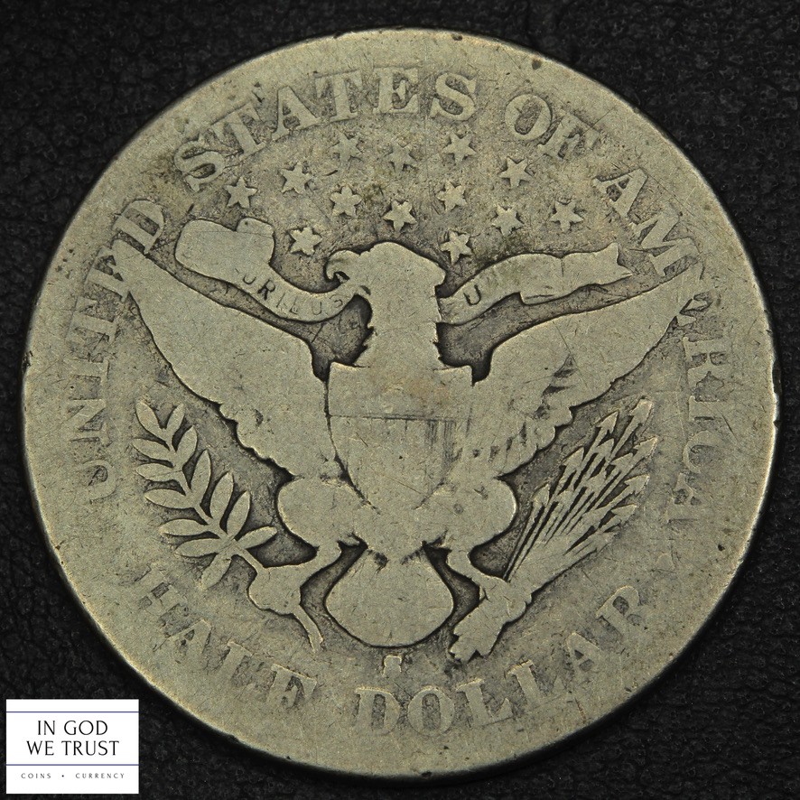1897 S Barber Silver Half Dollar 50C