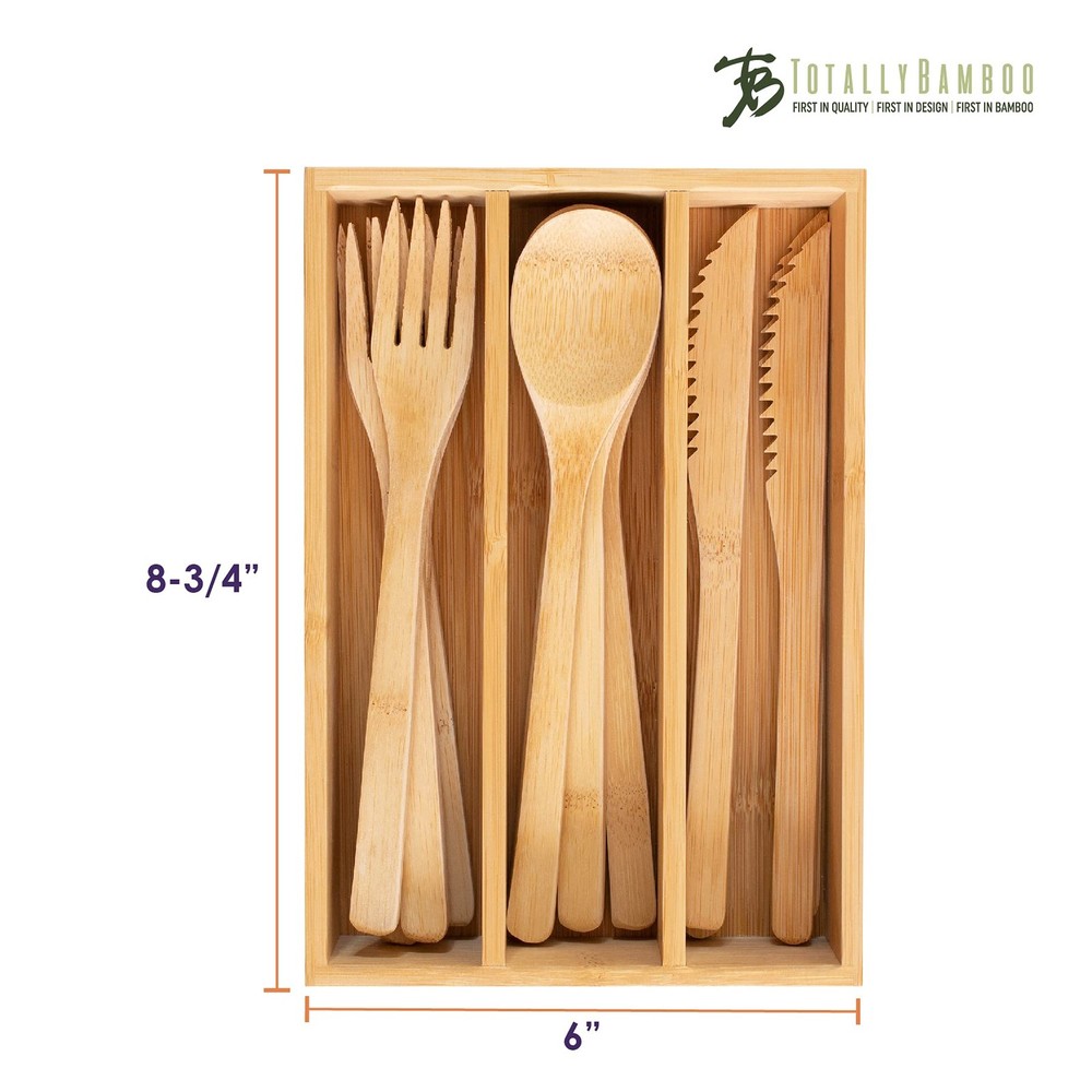 12-Piece Reusable Flatware Set with Portable Storage Case, Dishwasher Safe