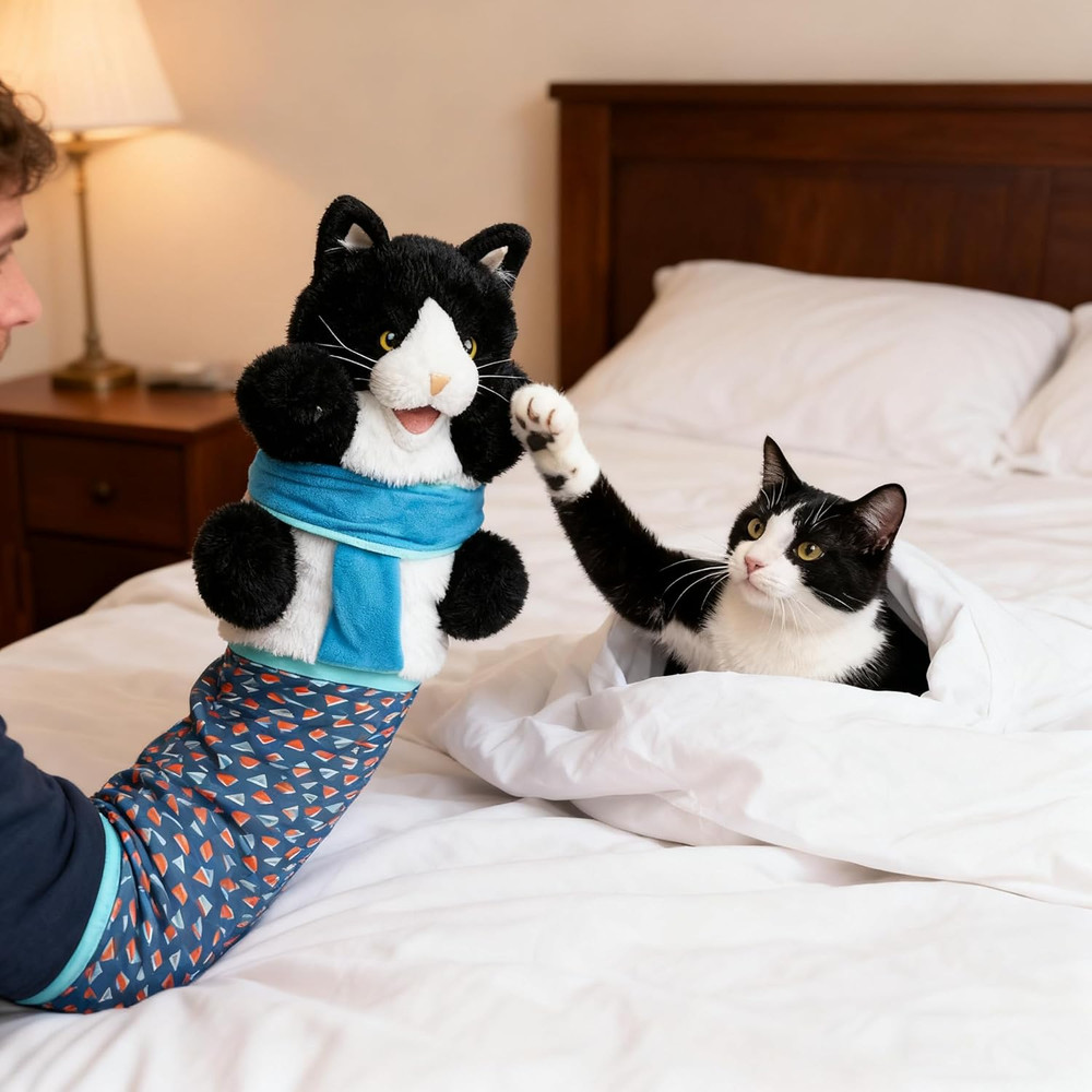 Kitty Karate Wrestler Protective Forearm Sleeve Kitten Interactive