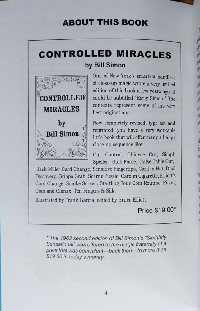 Controlled Miracles by Bill Simon