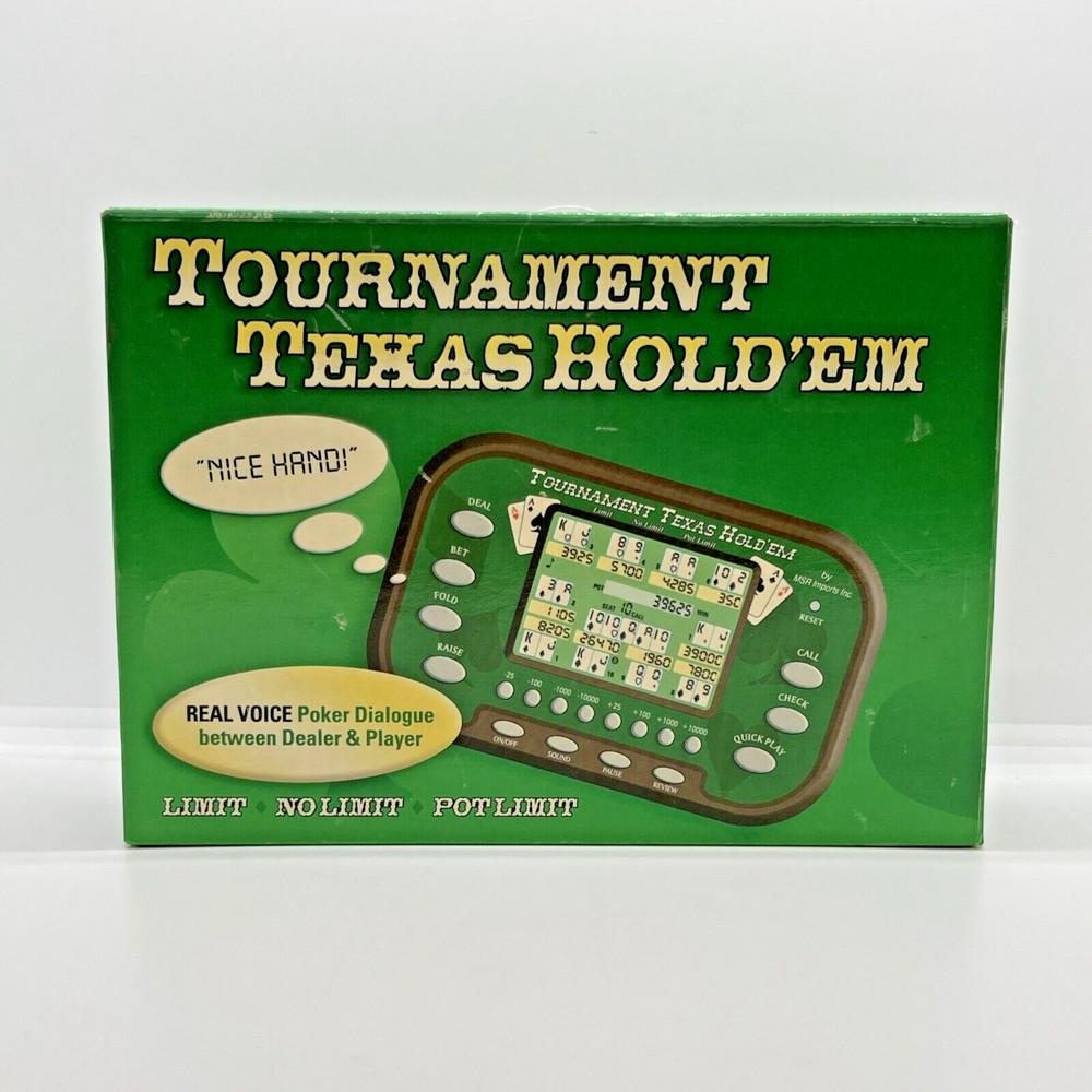 Tournament Texas Hold 'Em Electronic Handheld Game (2004)