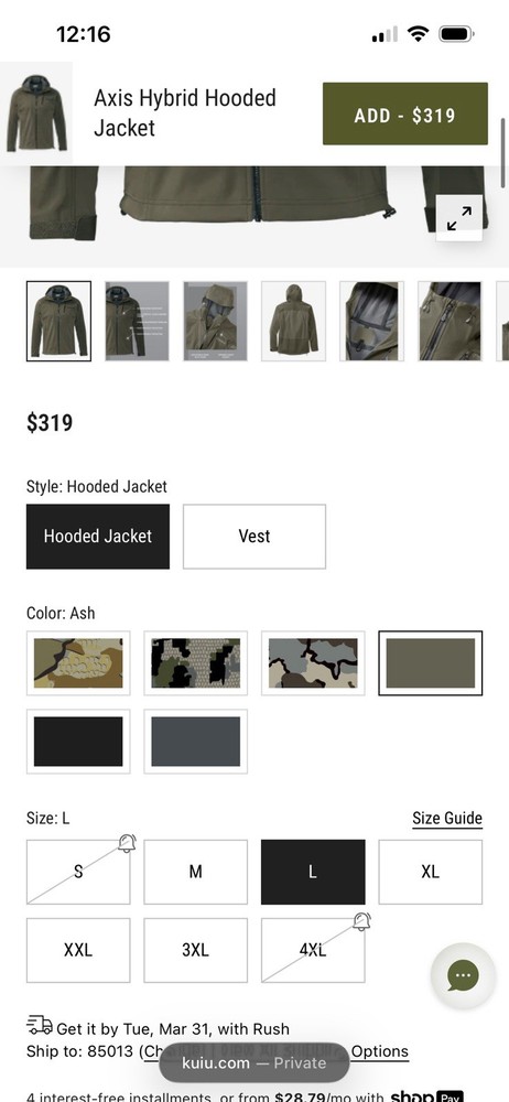 Kuiu Axis Jacket