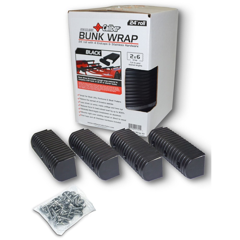 Caliber Bunk Wrap Black 2'' x 6'' x 16' Roll 23052-BK