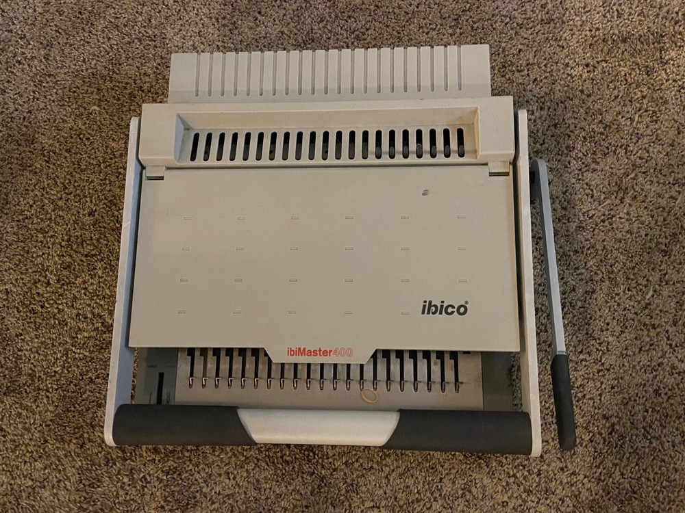 💧 IBICO ibiMASTER 400 COMB BINDING MACHINE WORKS EUC - FL