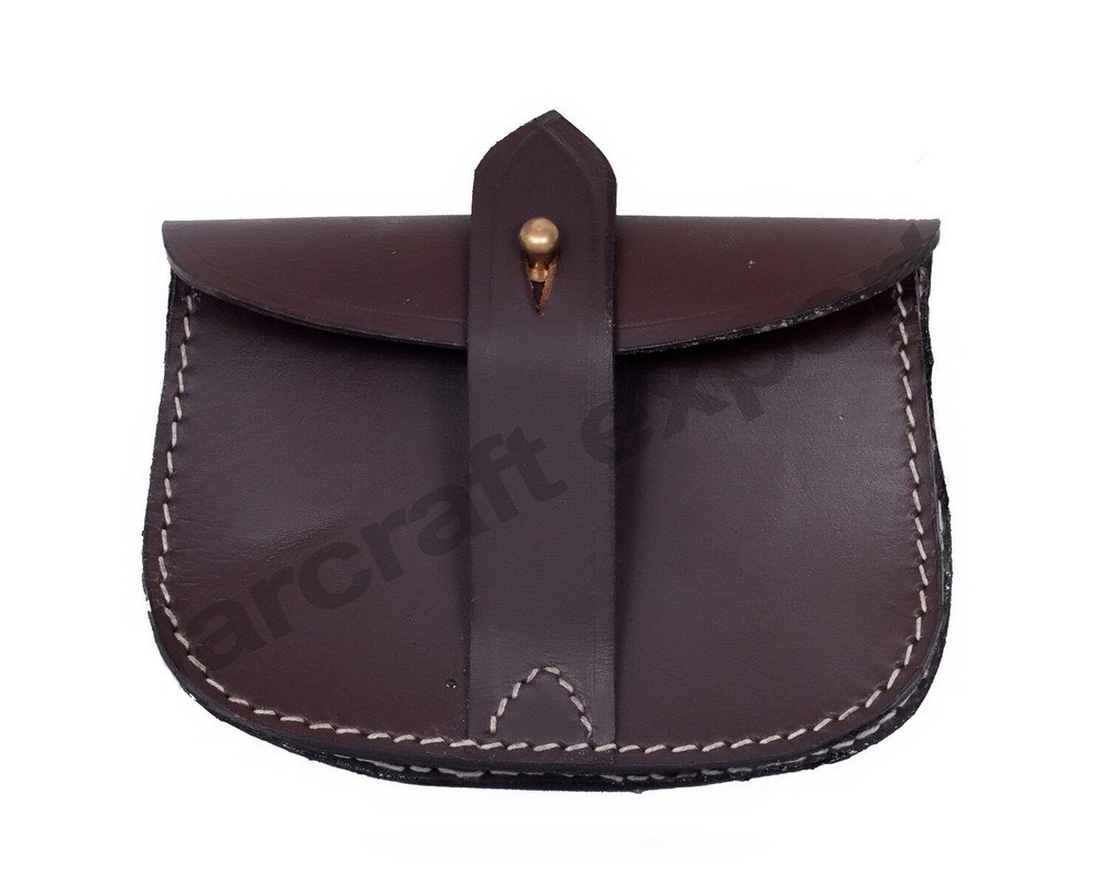 Army British WWII Sam Pouch For Sam Browne Belt - Dark Brown