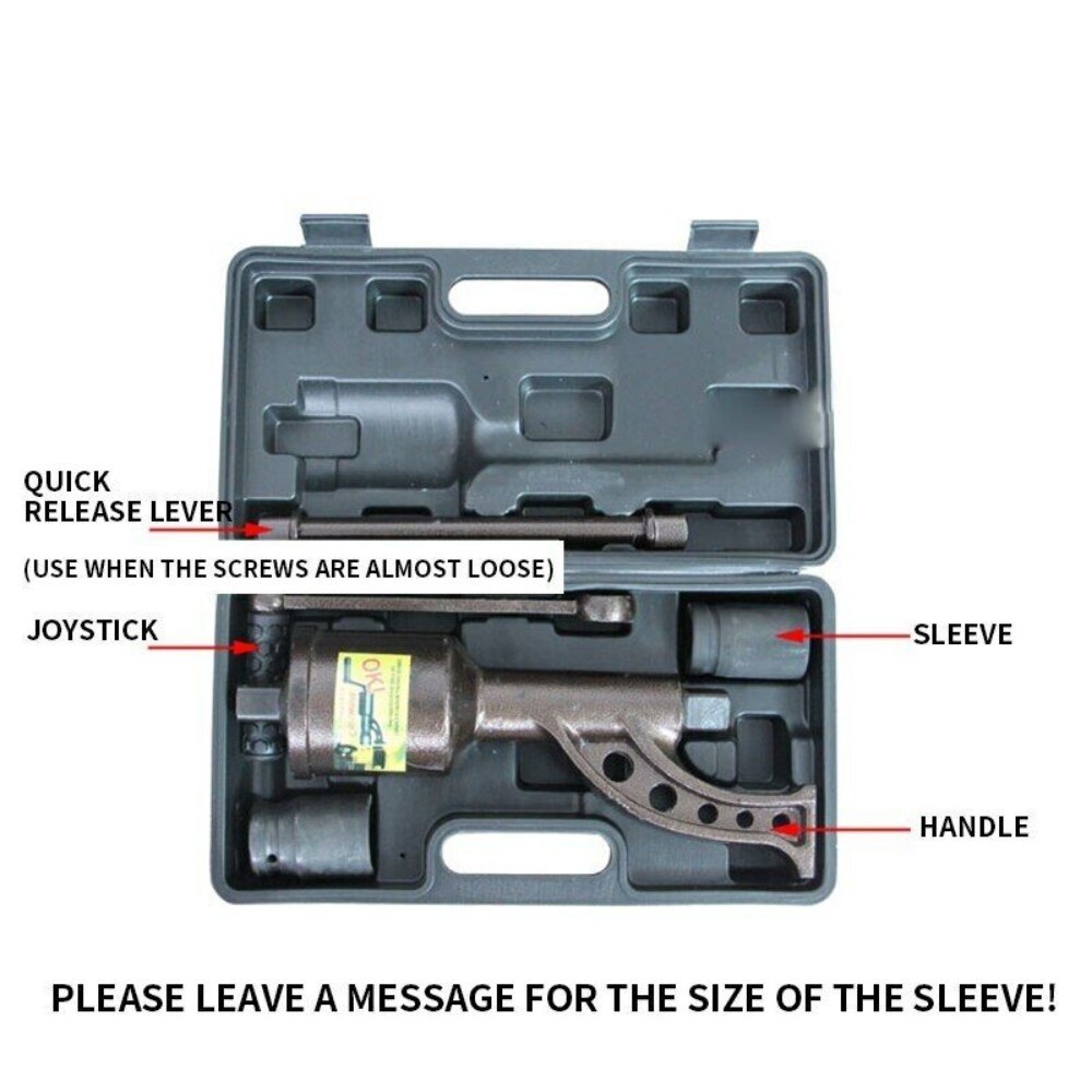 Truck Tire Unloading Labor-saving Wrenches Hand Cranking Force-boosting Socket