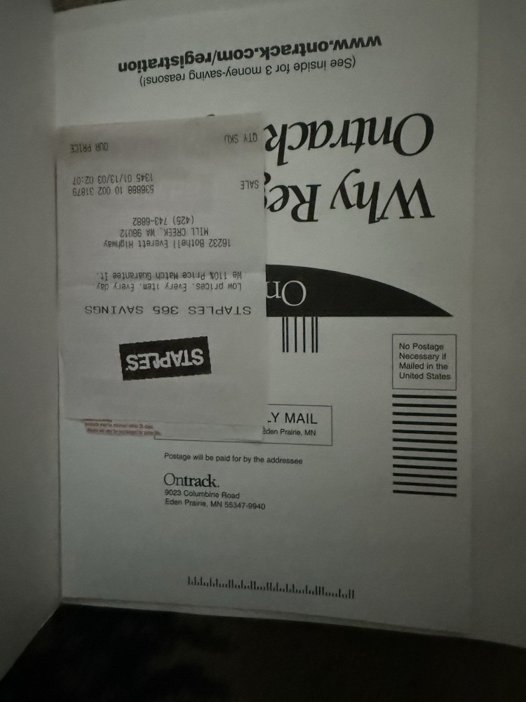 Ontrack SystemSuite 4.0 Windows 95/98/2000/XP/NT, User Guide PC CD Rom, Diskette