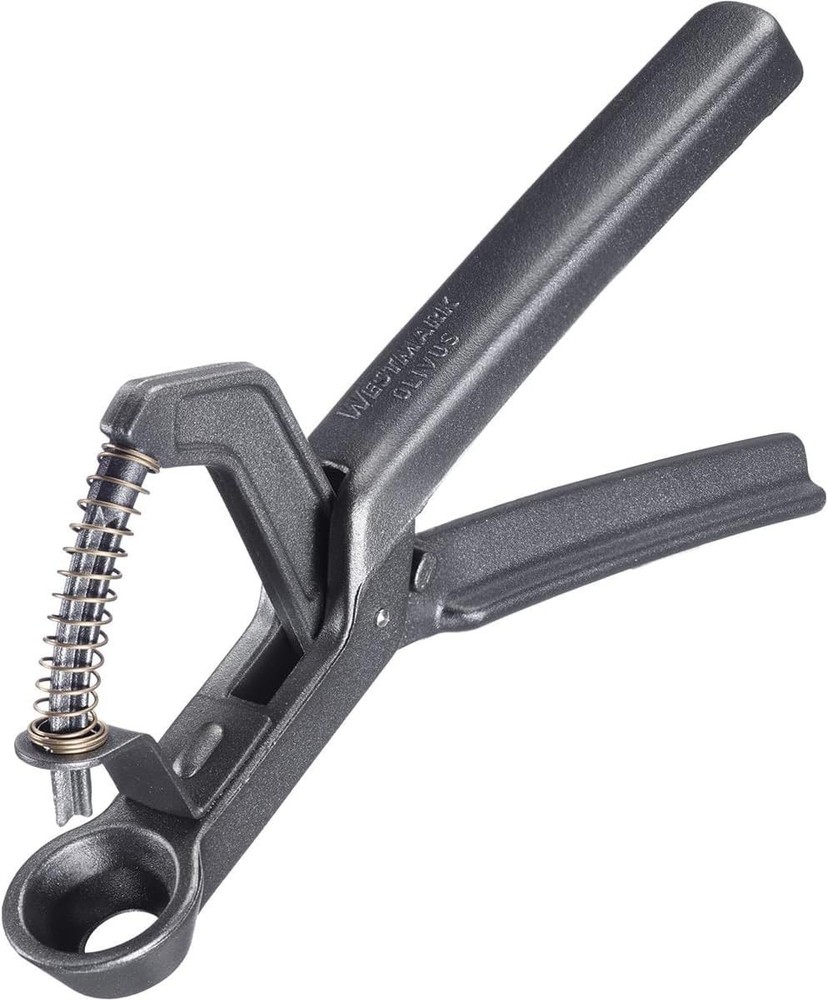 Olive Pitter "Black Edition" - Practical Handheld Device with Spring - Alumin...