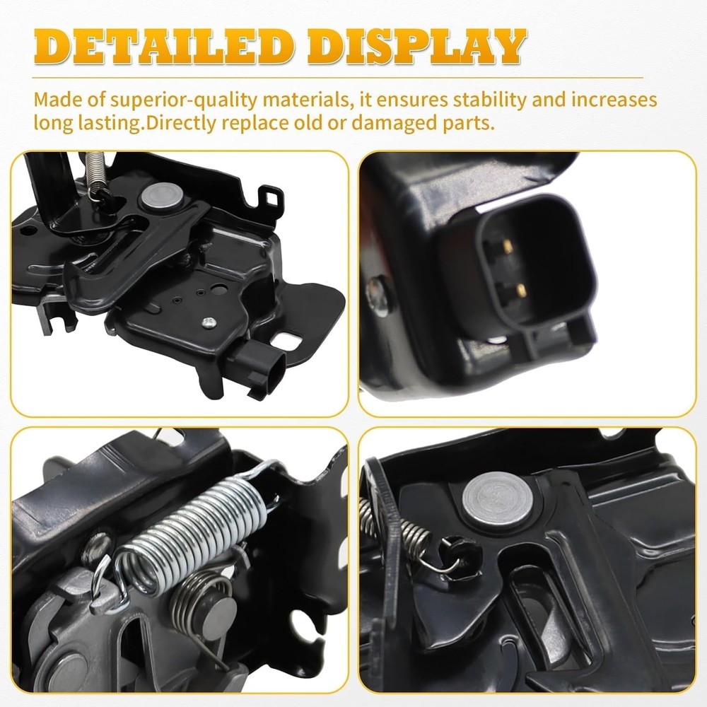 Front Hood Lock Latch Compatible with RAM 1500 2014-2019 RAM 2500 2014-2015