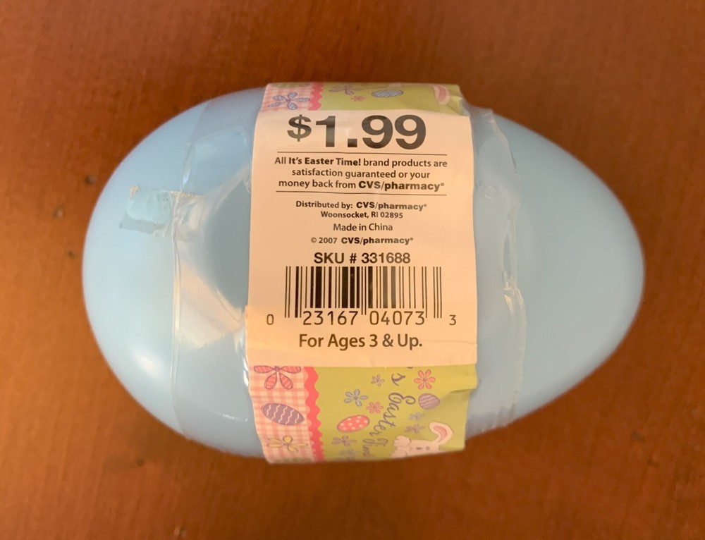 45 Assorted Plastic Easter Eggs: 33 (~2") & 11 (~3" ) & Egg Full of Bunnies