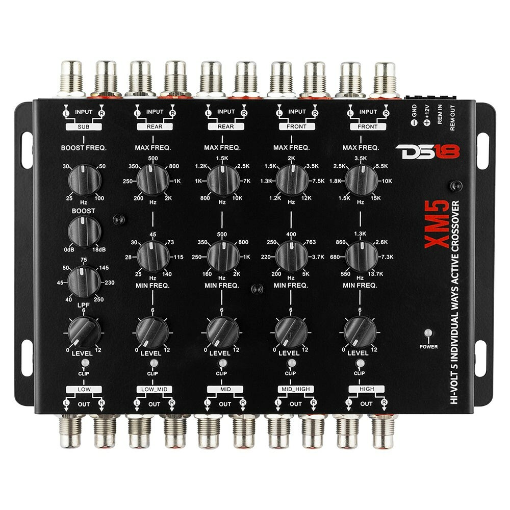 DS18 XM5 5-Way Active Crossover