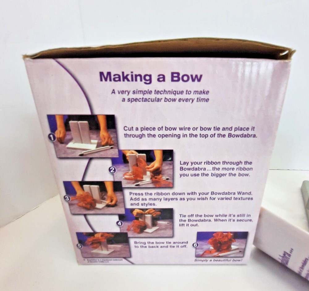 Bowdabra Bow Maker Kit Craft Tool No VHS