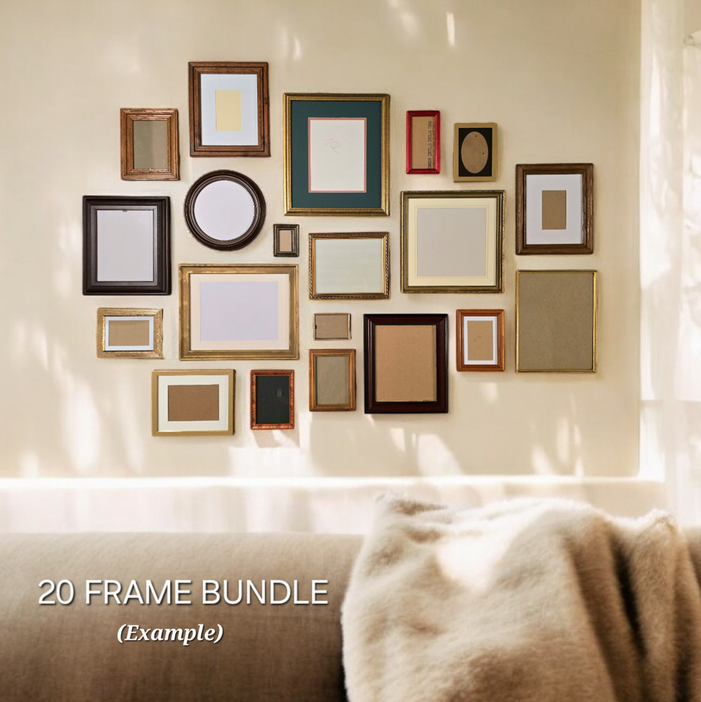 Gallery Wall Frame Set | | Vintage Picture Frames | Assorted Frames