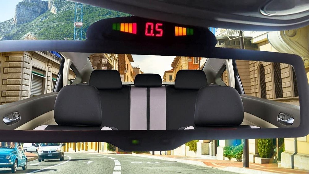 Parking Sensors LED Display Car Reverse Backup Radar System (2 Pack)
