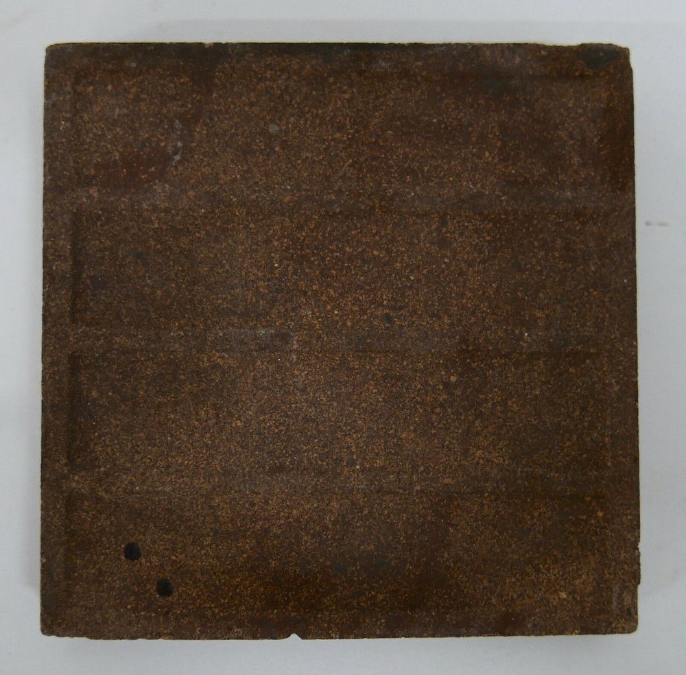Antique Encaustic Decorated Tile