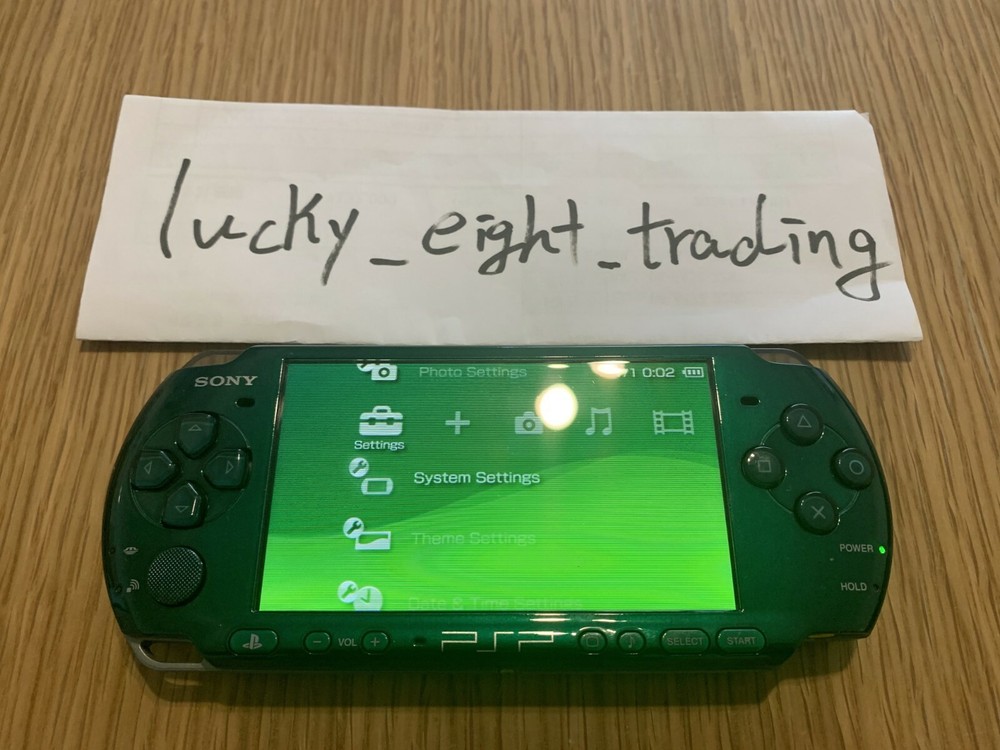 PSP 3000 Spirited Green SG Console only No Battery [H]