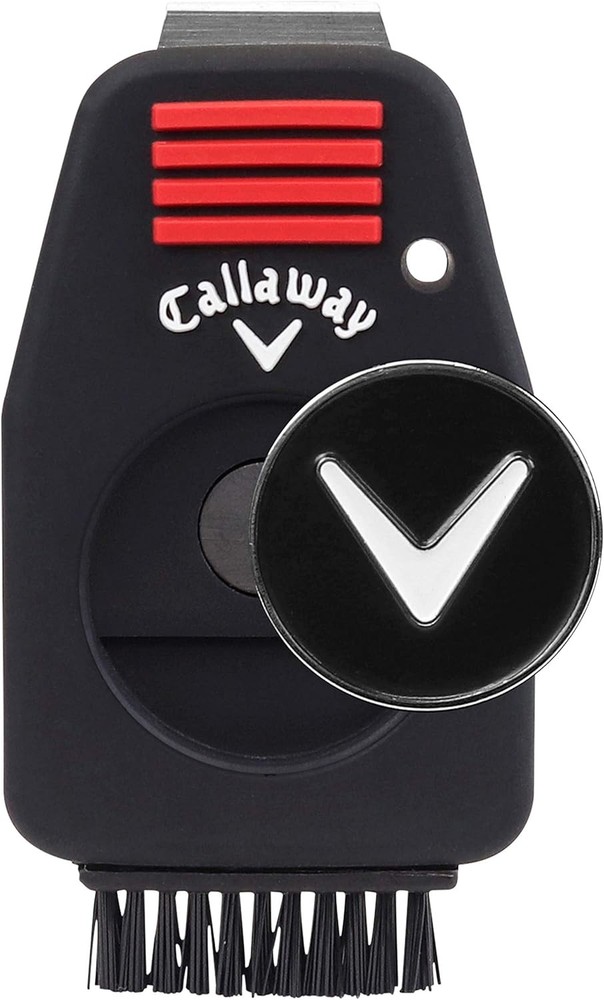 Callaway Golf CNC Combo Groove Performance Cleaner Tool & One Size, Black