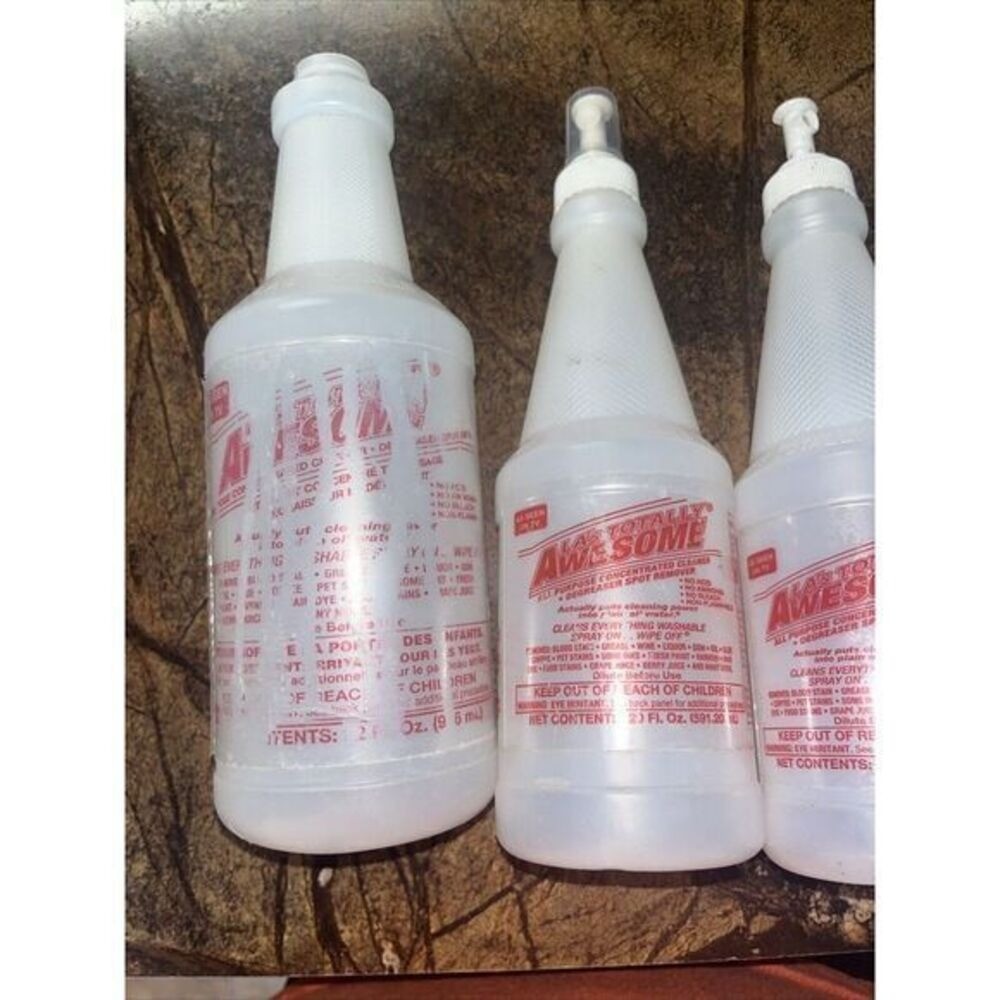 Plastic Spray Bottles with Triggers 20 Oz Empty (5 Pack) Tested Work Amazing!