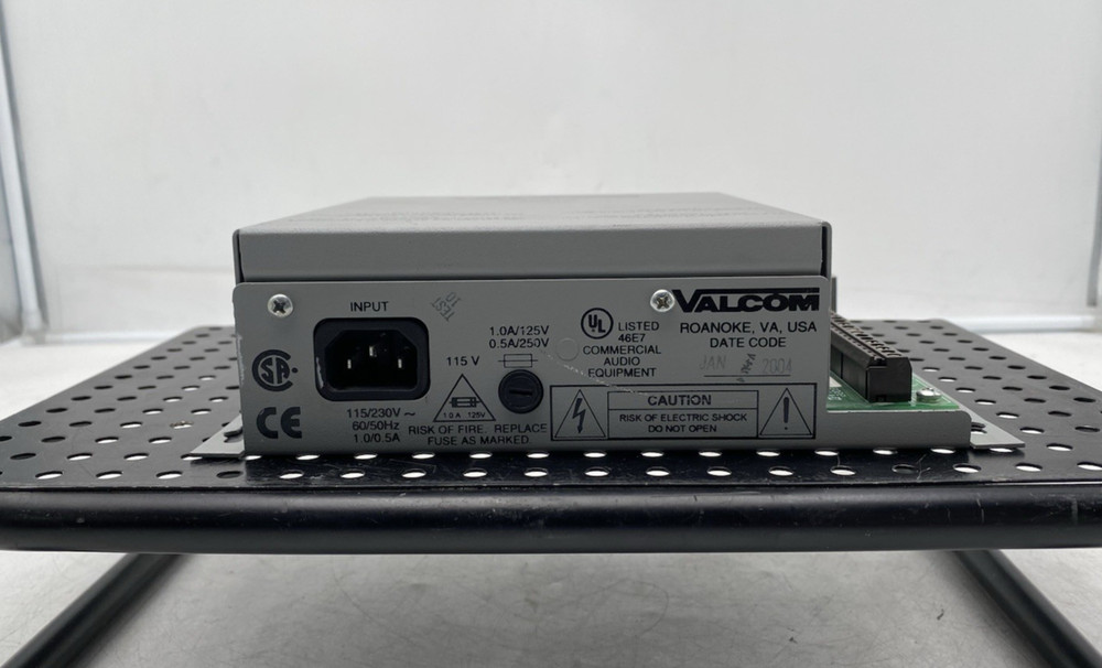 Valcom V-2001A 1-Zone One-Way Page Control Unit