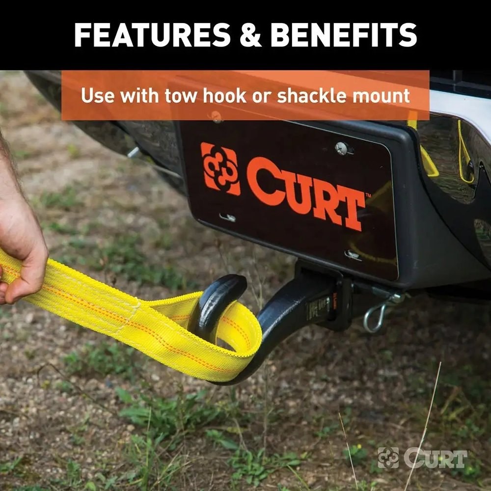 CURT Class 3 Exposed Front Trailer Hitch w 2" Receiver Opening