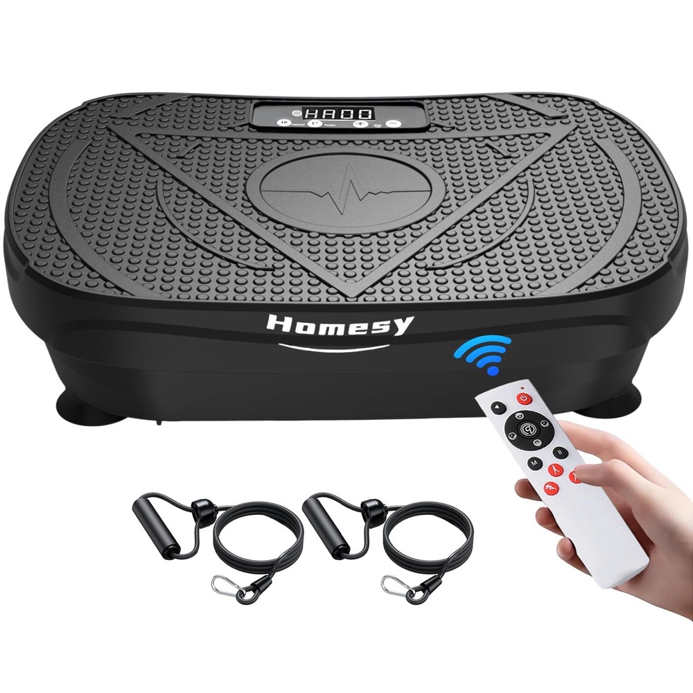 Vibration Plate Exercise Machine, Vibrating Plate for Lymphatic Drainage, Ful...