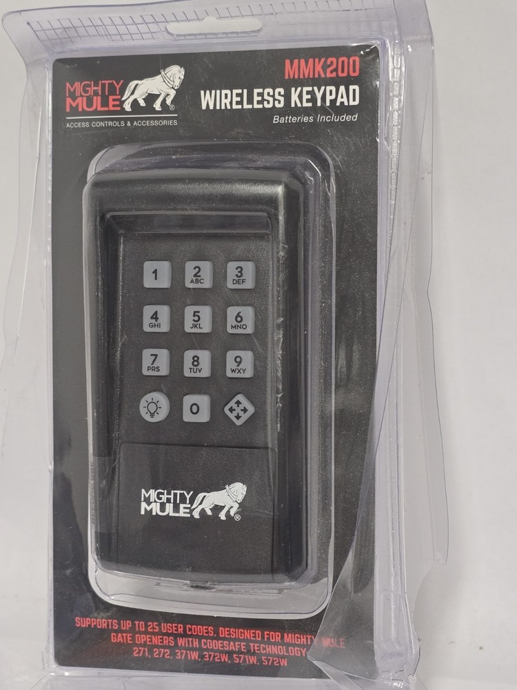 MIGTY  MULE MMK200 WIRELESS KEY PAD DIGITAL FOR GATE OPERATORS