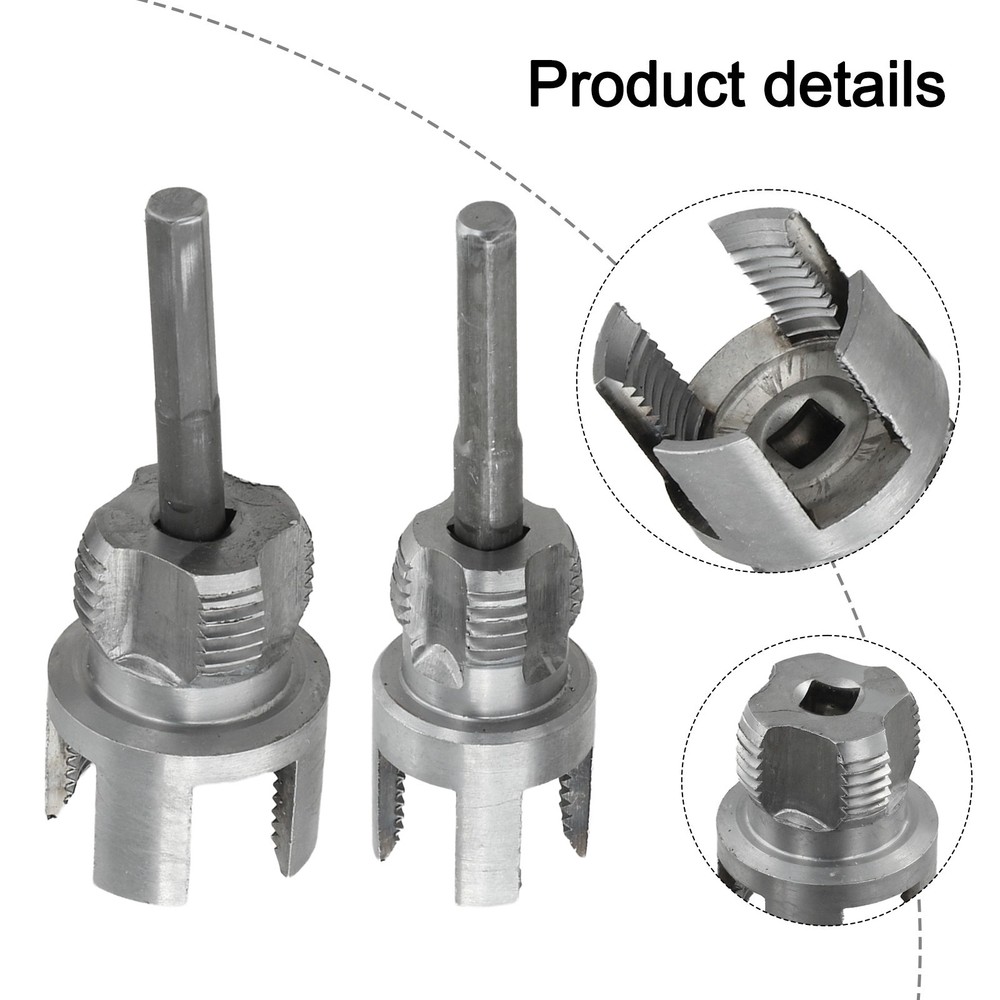 2PC Dual Function Pipe Threading Tool for Internal and External Threading Tasks