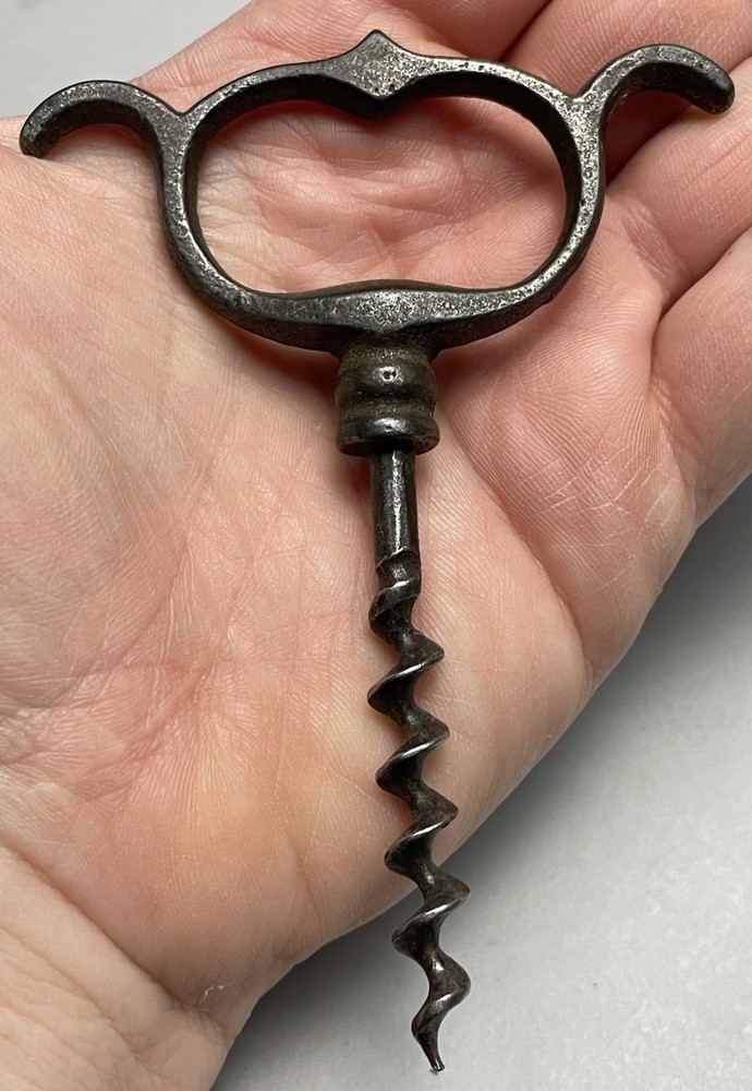 Antique Cast Iron Dog Eared Corkscrew