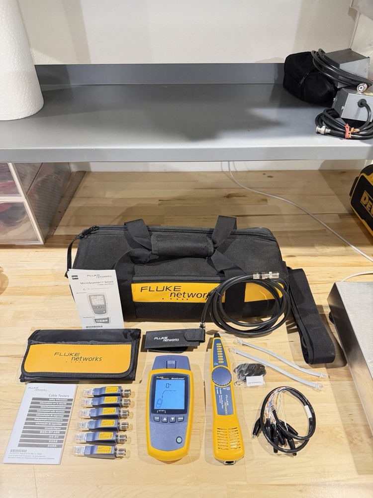 FLUKE NETWORKS MS2-KIT MICROSCANNER 2 & INTELLITONE PRO200 CABLE TEST KIT