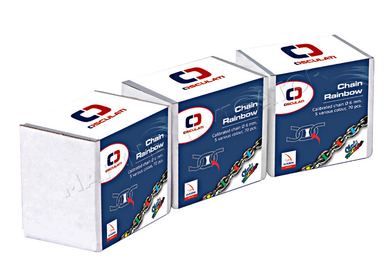 Osculati Chain marker 12 mm 40 inserts