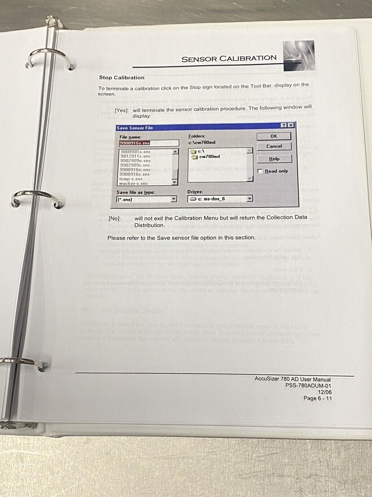 Accusizer 780 AD PSS-780ADUM-01 - Users Guide / Instructions Manual