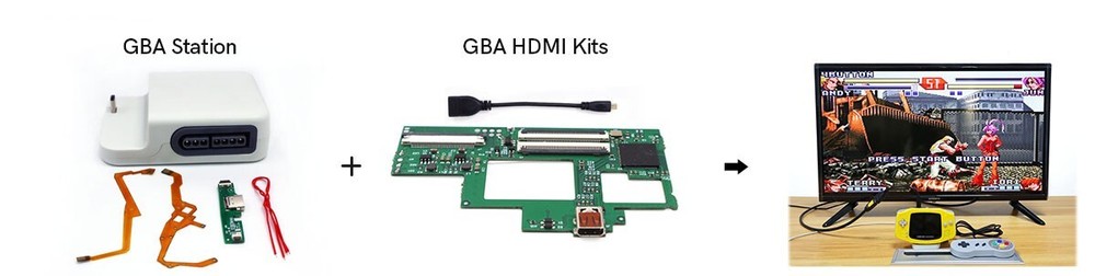 Type-C GBA Station Dock For Game Boy Advance Console GBA Controller Station Dock