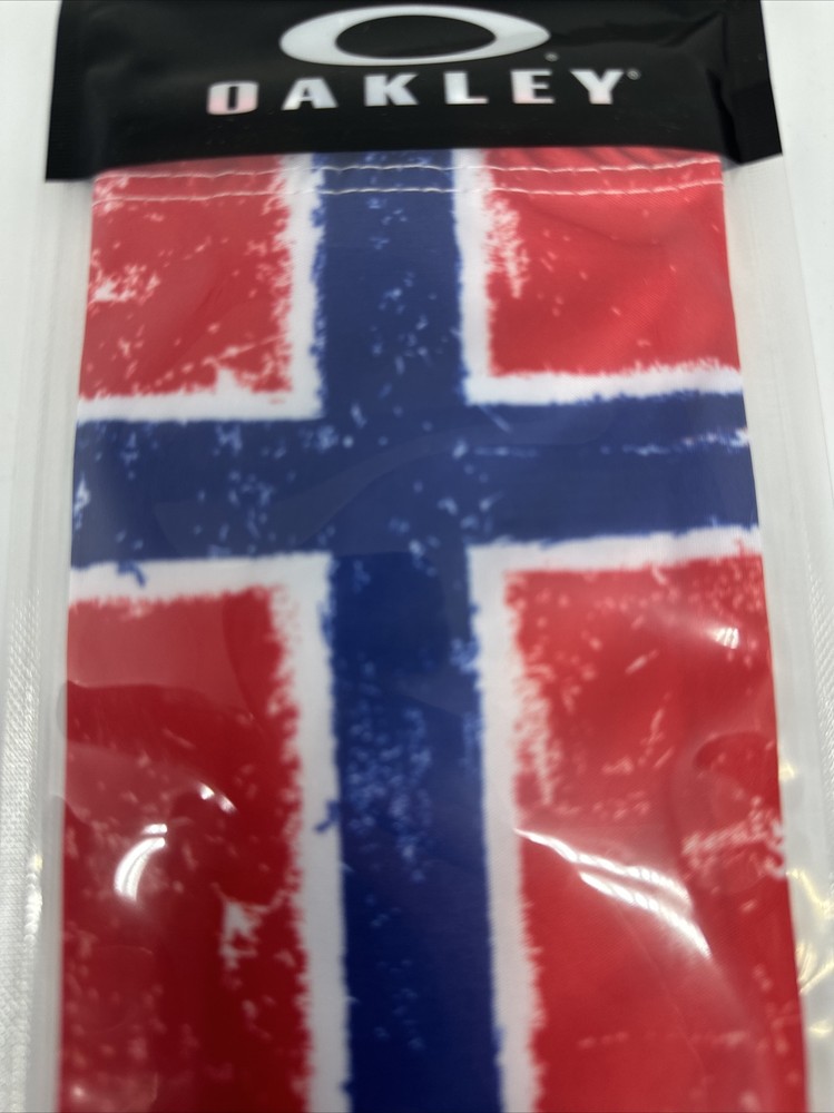 Oakley microfiber HDO Cleaning bag/pouch Norway Flag. Since 1899!!!