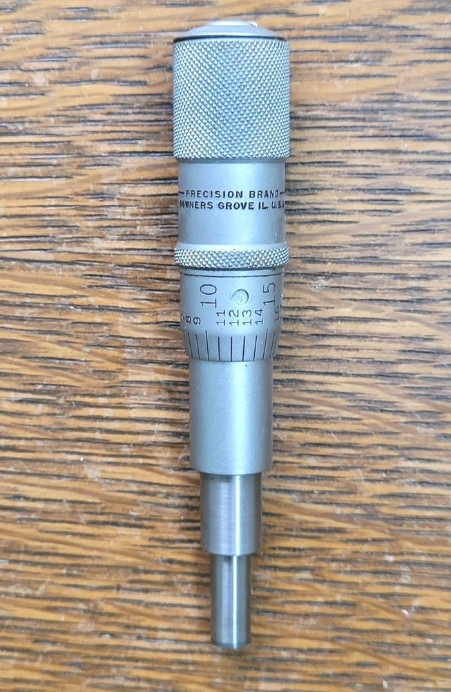 Precision Brand Micrometer Head Machinist Tool