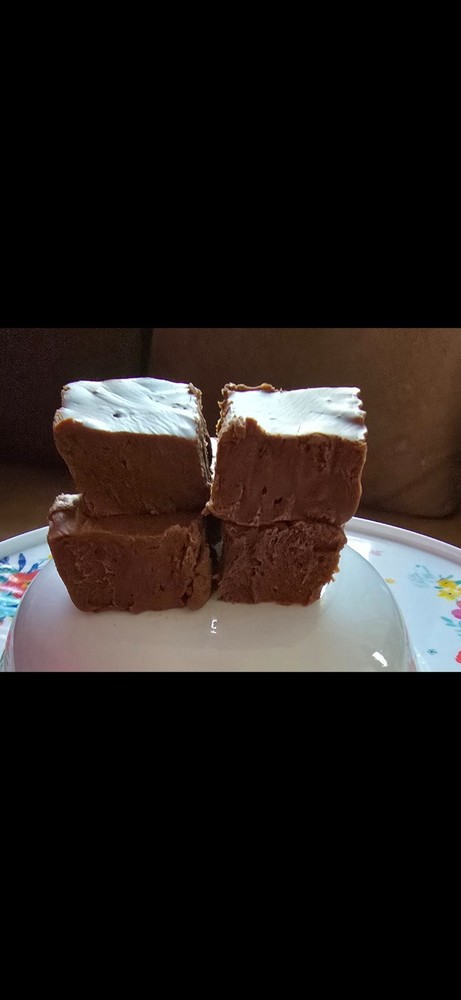 HOMEMADE FUDGE.  Chocolate raspberry coffee.