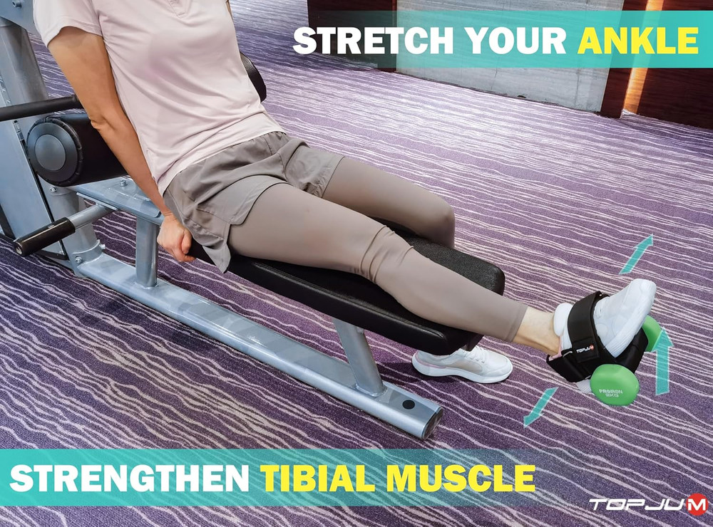 Dumbbell Foot Attachment, Tibialis Trainer, Adjustable Ankle Weights, Ankle Stra