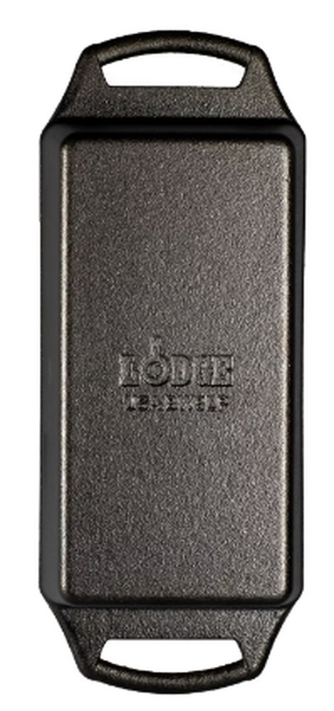 Lodge Cast Iron Bread Loaf Pan Rectangle Bakeware Baking Broiler Durable Black