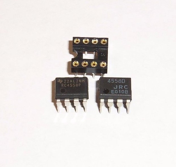 JRC4558D + RC4558P + IC SOCKET * CLASSIC