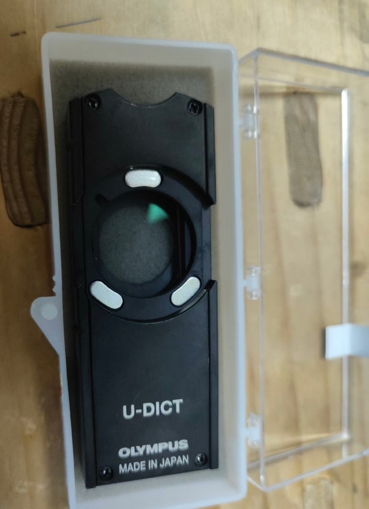 Olympus U-DICT microscope prism module Differential interference DIC