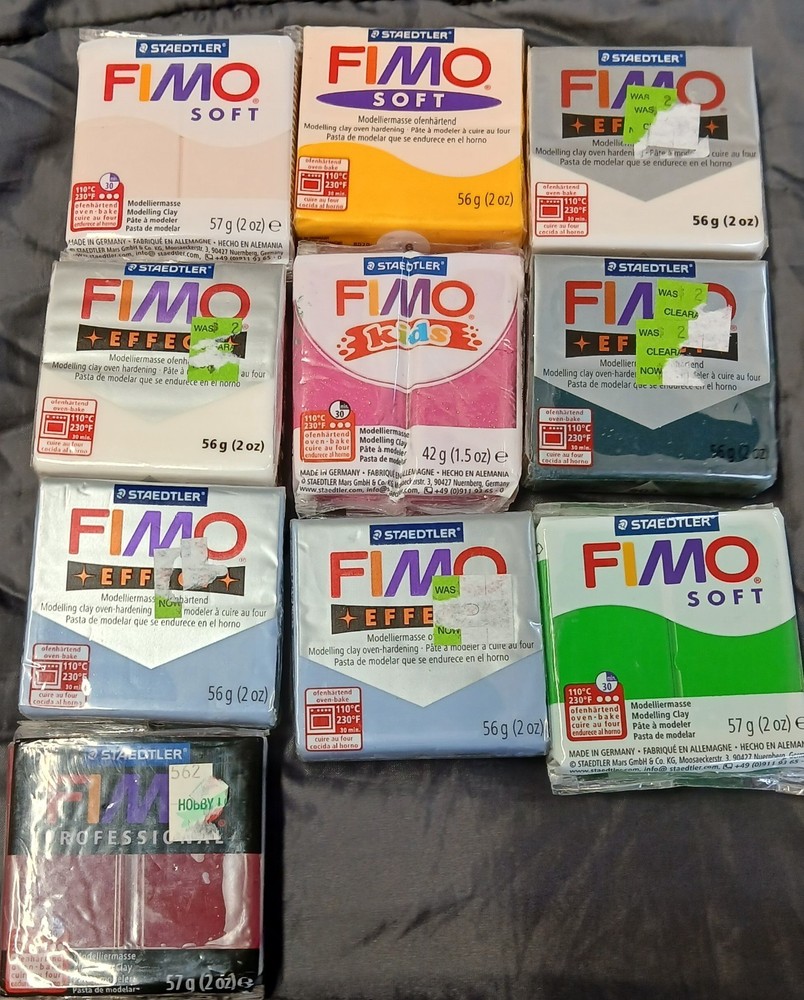 Staedtler FIMO Soft & Effect Polymer Clay Multicolor Lot