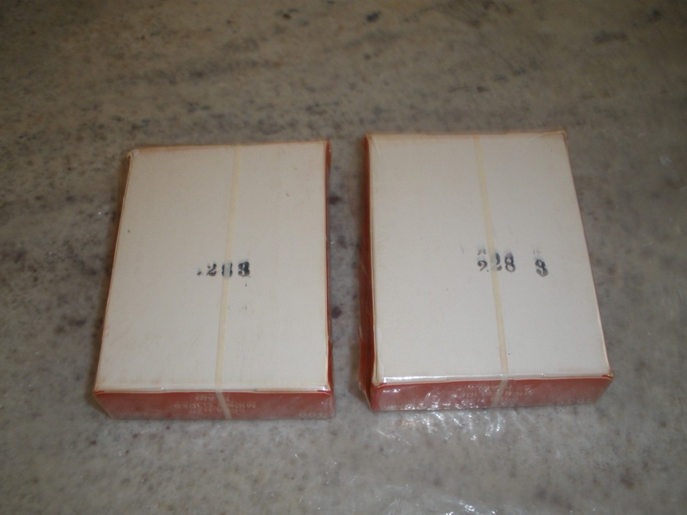 NEW SEALED 2 BOXES THOMAS 100'S RED LABEL MICRO SLIDES PLAIN