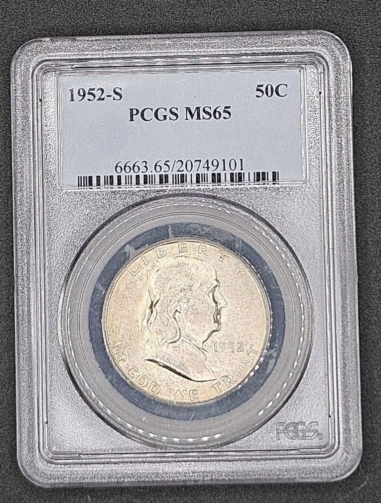 1952-S Franklin Half Dollar | PCGS MS65