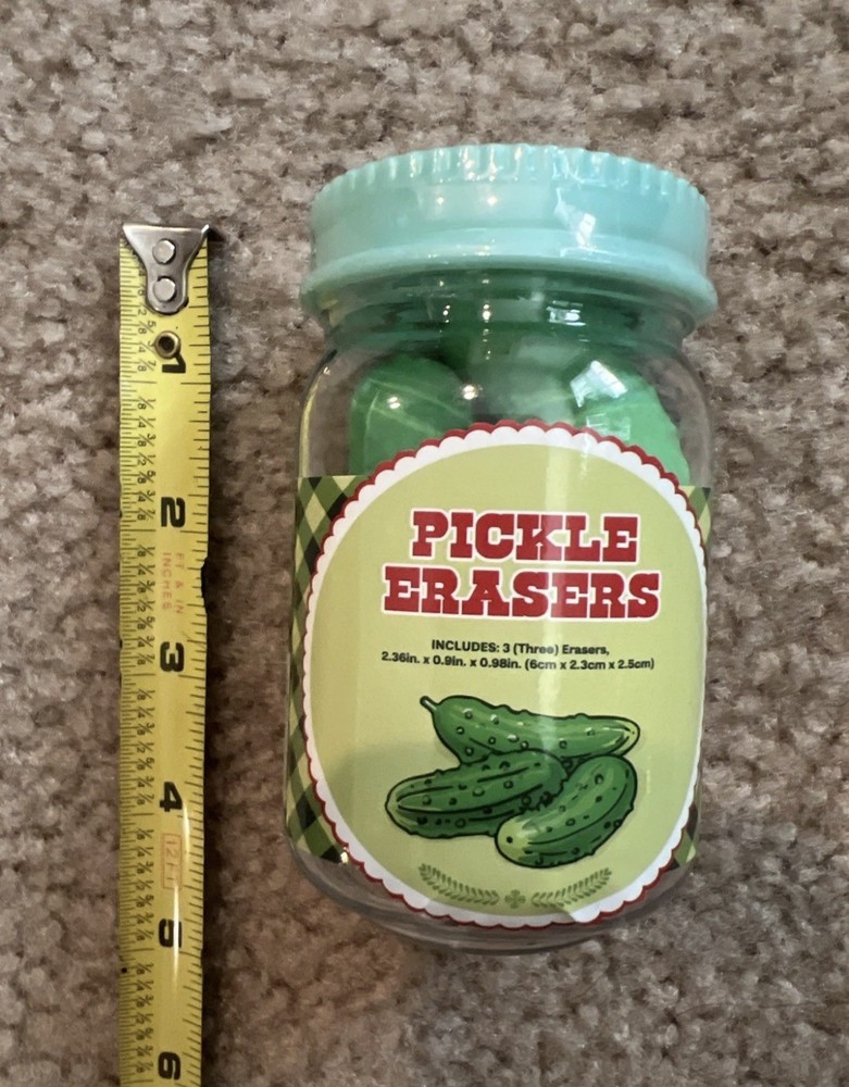 Pickle Erasers