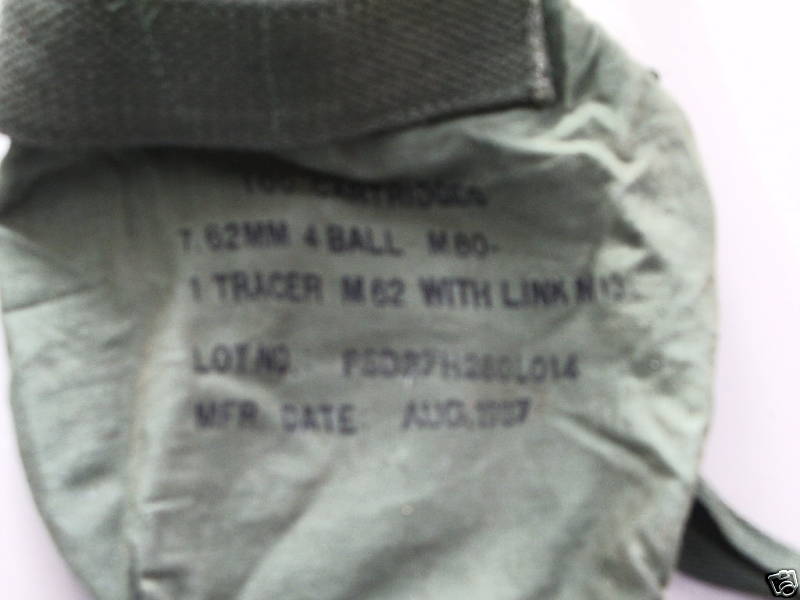 MILITARY CLOTH AMMO POUCH 1987