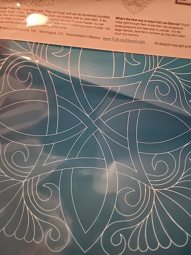 Full Line Stencil #49006 Celtic Glory Elegance Reusable