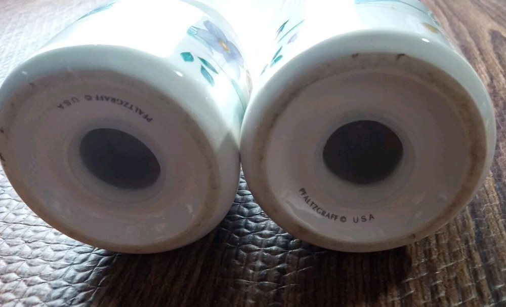 Pfaltzgraff APRIL Pattern Salt & Pepper Shakers Set 3.5"