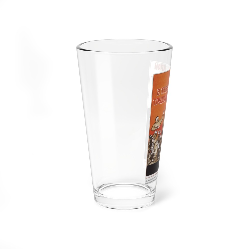 Soviet Era Poster 376 - Pint Glass 16oz