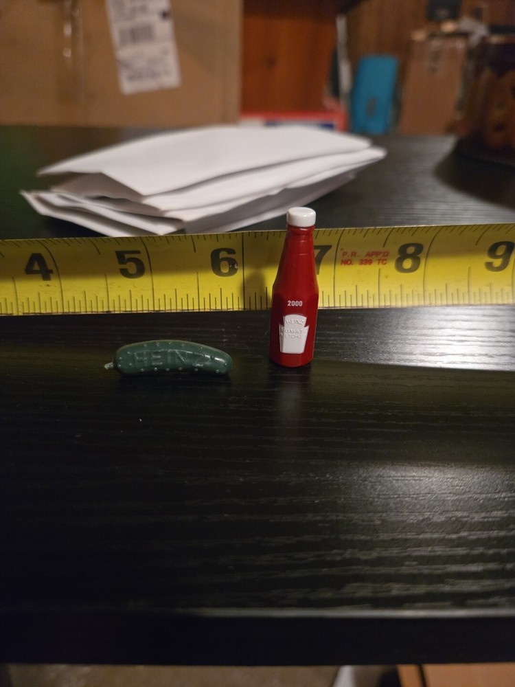 Heinz Ketchup Bottle and Pickle Pins